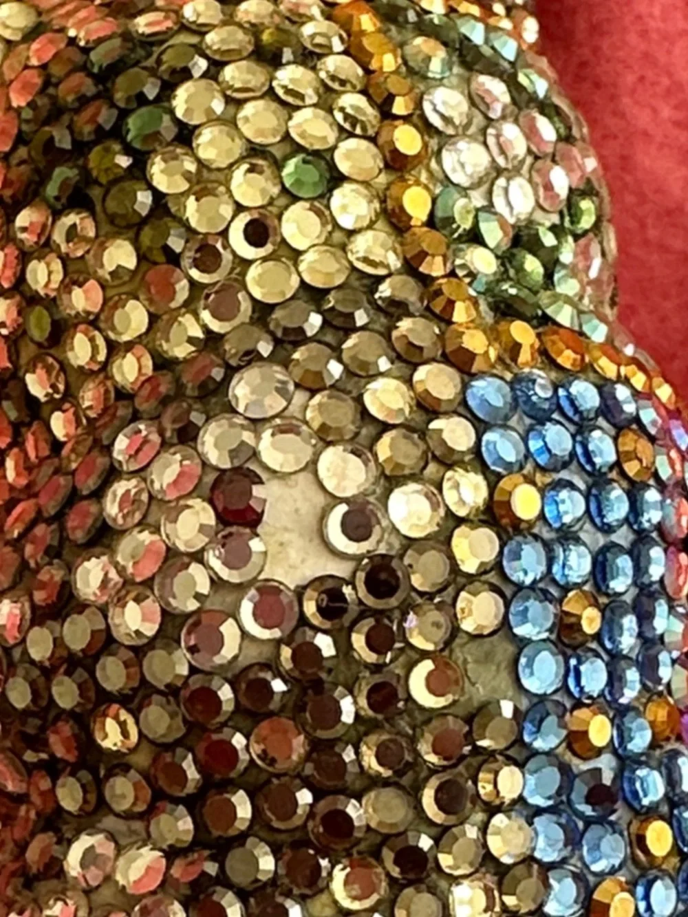 Jenni Gold Teddy Bear Trinket Box on Pink Pouch - Picture 5 of 8